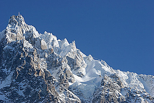 法国,上萨瓦省,夏蒙尼,顶峰,法国阿尔卑斯山