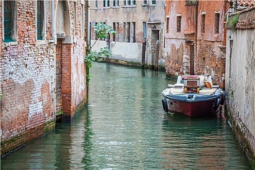 美女,风景,威尼斯城,意大利,运河