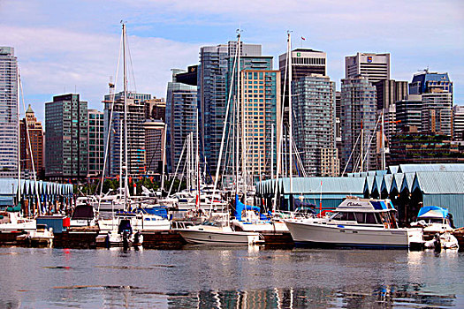 建筑,水岸,船,温哥华,不列颠哥伦比亚省,加拿大