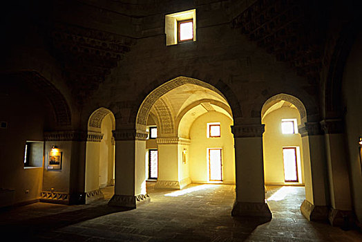 阿塞拜疆,巴库,宫殿,室内