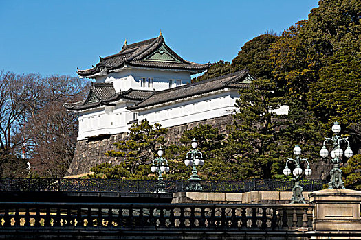 皇宫,东京,日本