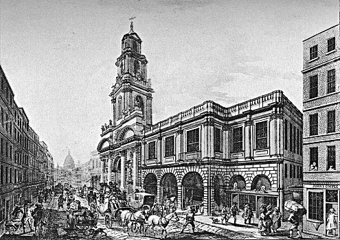 伦敦交易所,南,正面,1788年,艺术家,未知