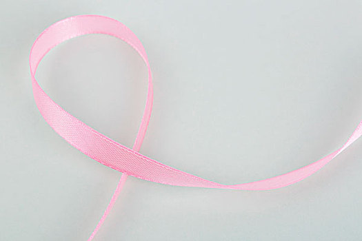 关爱女性乳房健康,防治乳腺癌的粉色丝带标志