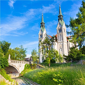 教堂,卢布尔雅那,斯洛文尼亚