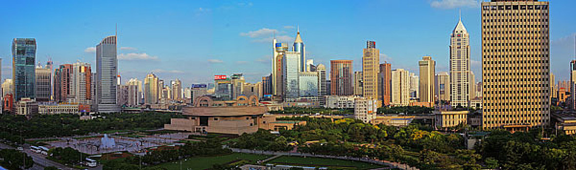 上海人民广场全景