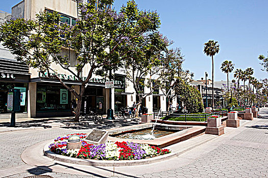 洛杉矶圣塔莫尼卡步行街