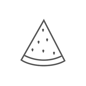 三角形的食物 简笔画图片
