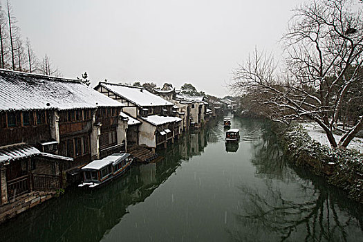 乌镇雪景