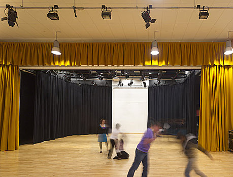 学校,2009年,表演艺术,礼堂,舞台
