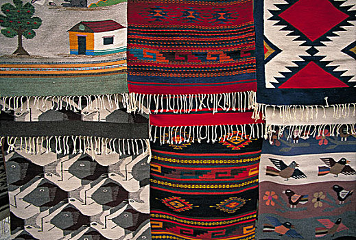 北美,墨西哥,瓦哈卡,彩色,地毯,出售