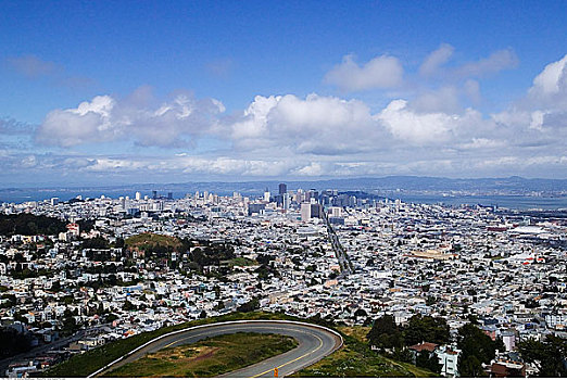 旧金山,相似,顶峰,加利福尼亚,美国