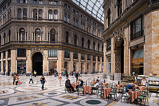 咖啡,购物中心,商业街廊,那不勒斯,那不勒斯省,坎帕尼亚区,意大利