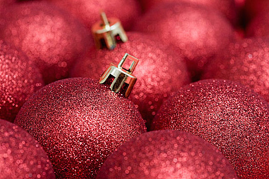 红色,圣诞节饰物