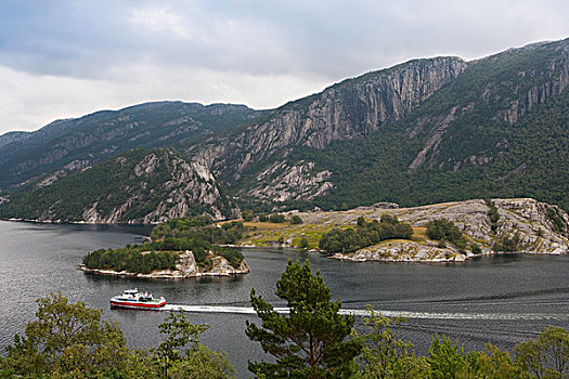 景色,罗加兰郡,挪威