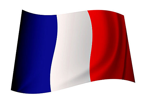 法国国旗,象征,三种颜色,红色,白色,蓝色,彩色