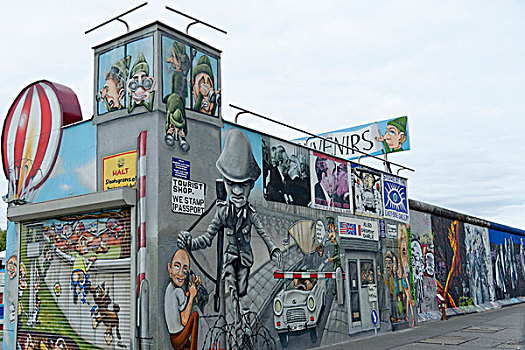壁画,东方,画廊,柏林墙,柏林,德国,欧洲
