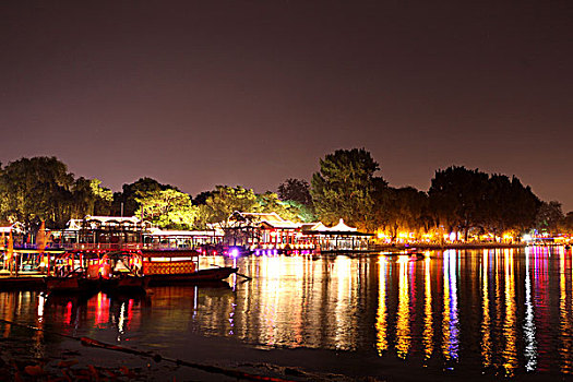 北京后海夜景