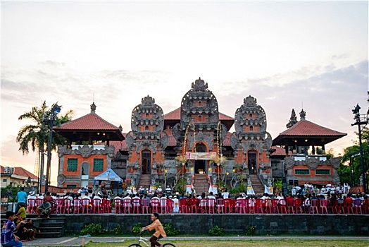 典礼,印度教,庙宇,巴厘岛