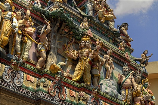 印度,庙宇,新加坡