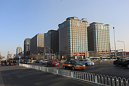 北京,城市,建筑,楼房,商业区,潘家园,古玩,市场,繁华