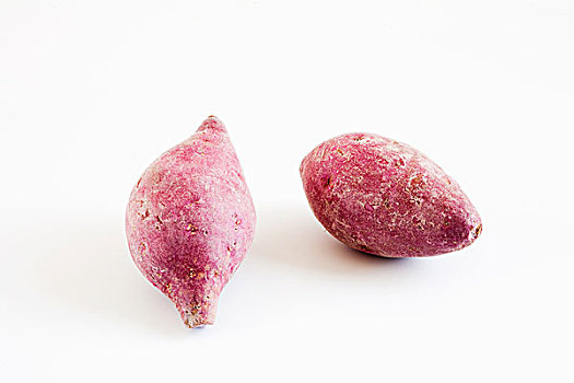 紫薯,白色背景