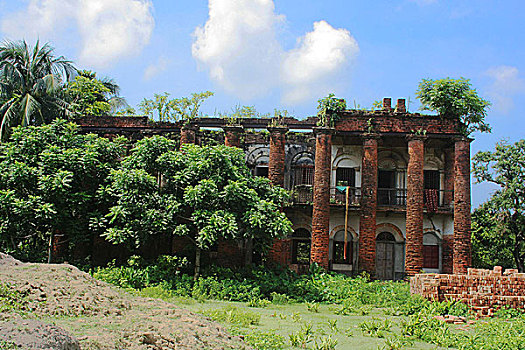 维多利亚时代风格,岁月,建筑,住宅,孟加拉,八月,2007年