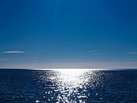 阳光,反射,海洋,马略卡岛,巴利阿里群岛,西班牙