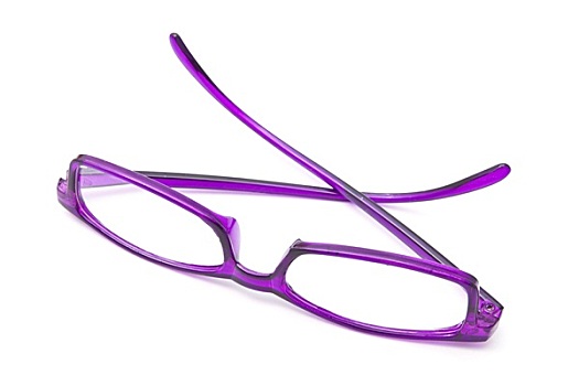 漂亮,紫色,眼镜