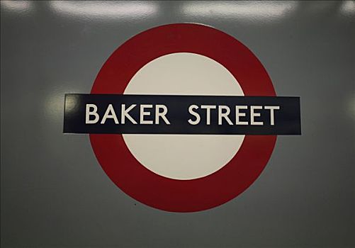 标识,做糕点,街道,地铁站,伦敦,英格兰,英国,欧洲
