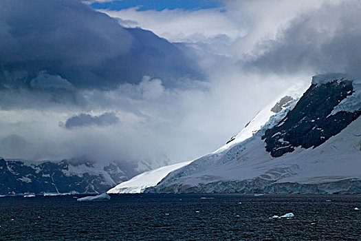 风景,冰山,南极