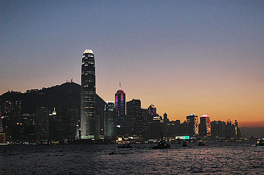 香港维多利亚港夜景