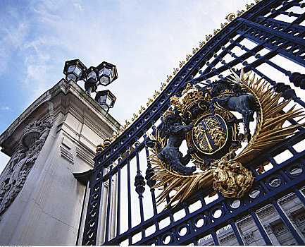 大门,白金汉宫,伦敦,英格兰