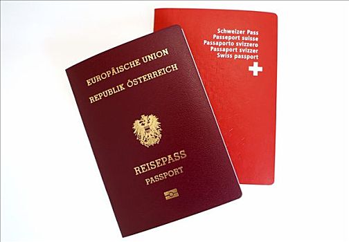 奥地利,瑞士,护照