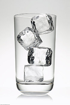 冰块,玻璃杯
