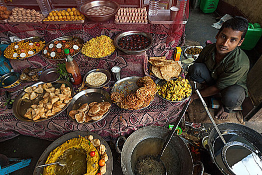 特色,尼泊尔人,食物,尼泊尔,亚洲