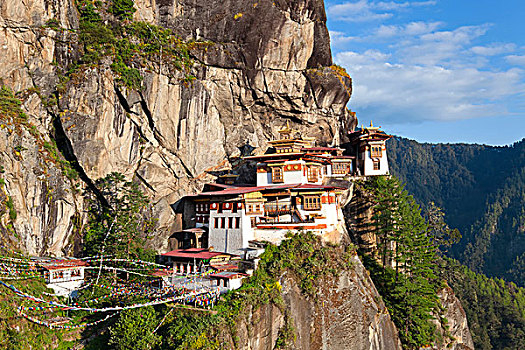 虎穴寺,不丹,山谷