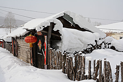 雪的村落