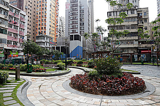 香港街区花园
