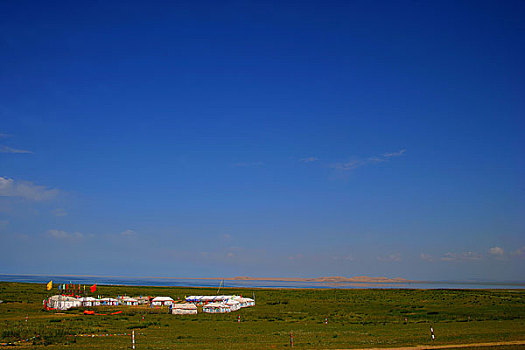 青海省海南藏族自治州青海湖环湖草原
