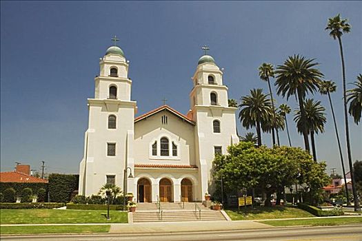 建筑,教堂,洛杉矶,加利福尼亚,美国