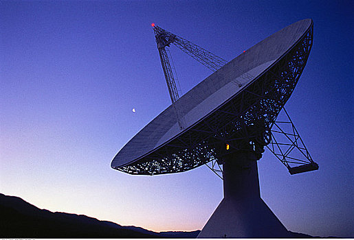 射电望远镜,山谷,无线电,观测,加利福尼亚,美国