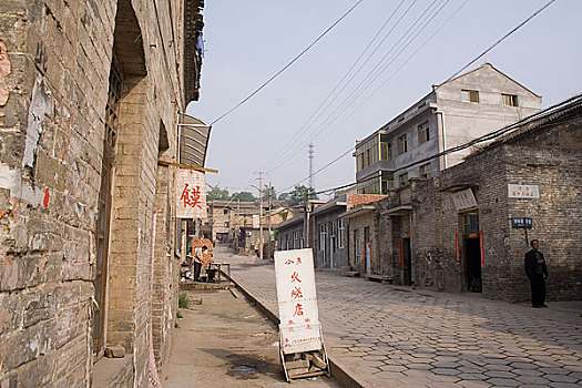 山西阳城郭峪村村景