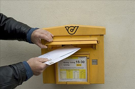 信,邮筒,奥地利