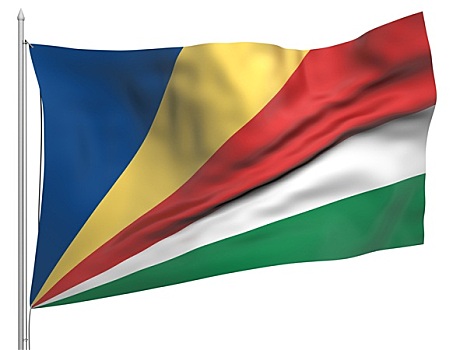 飞,旗帜,塞舌尔,国家