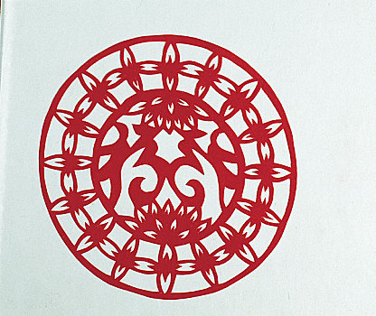 剪紙福字