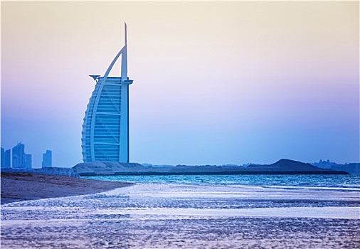 帆船酒店,海滩,迪拜