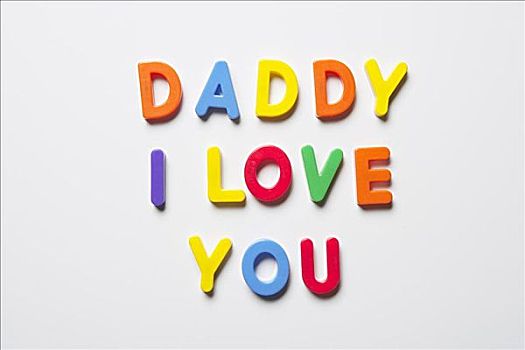 爸爸,我爱你,冰箱,磁铁