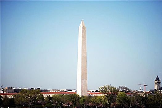 俯拍,华盛顿纪念碑,华盛顿特区,美国