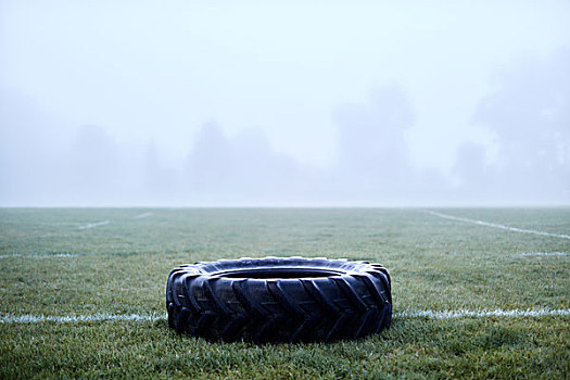 橡胶,轮胎,雾状,足球场