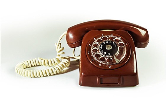 旧式,红色,电话
